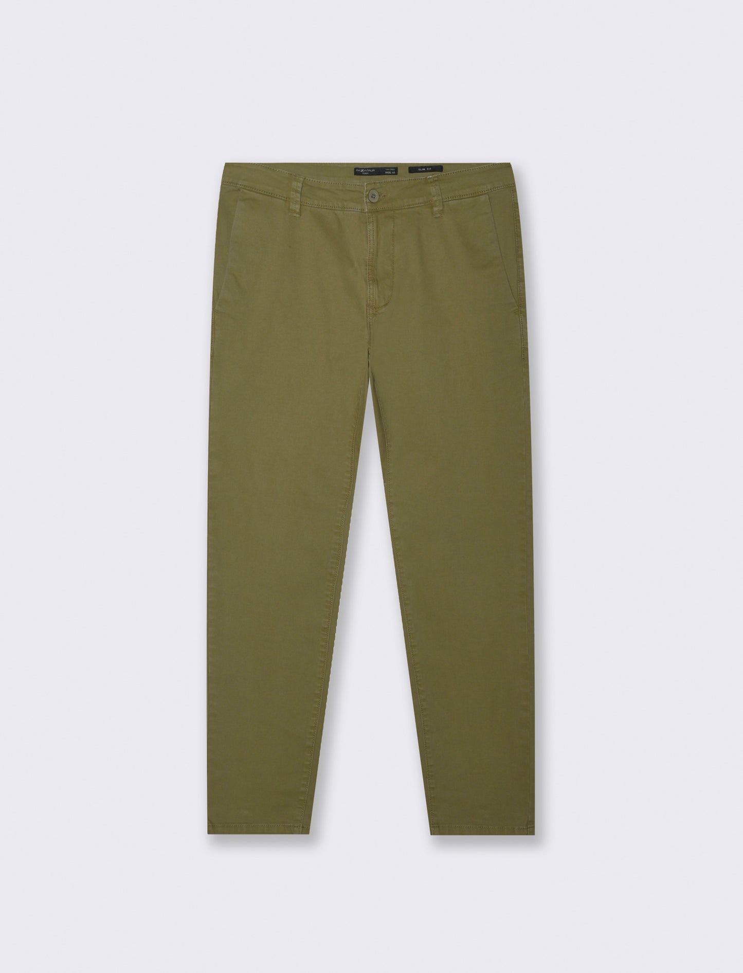PANTALONI CHINO SLIM FIT - Verde oliva