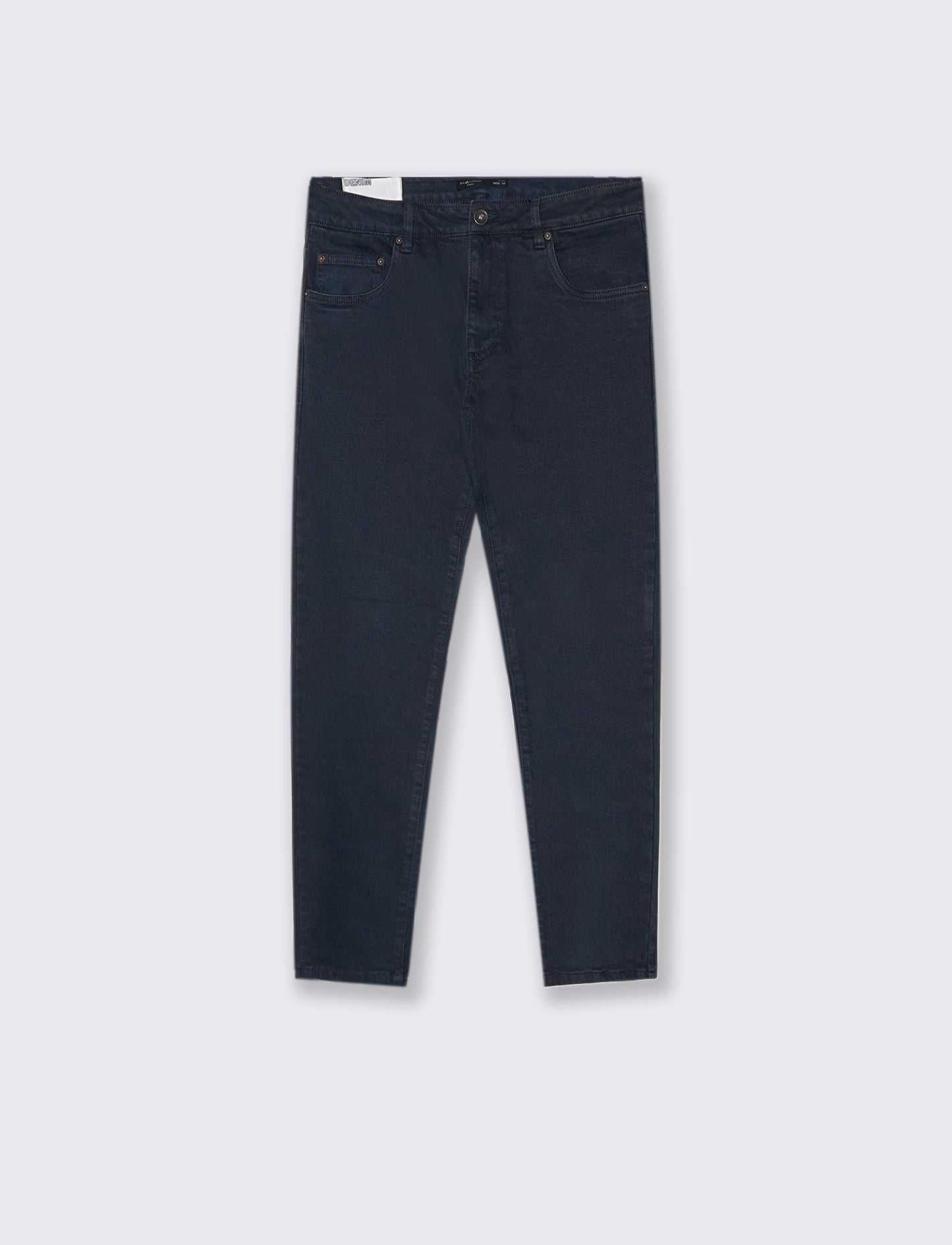PANTALONI SLAVATI 5 TASCHE SLIM FIT - Blu