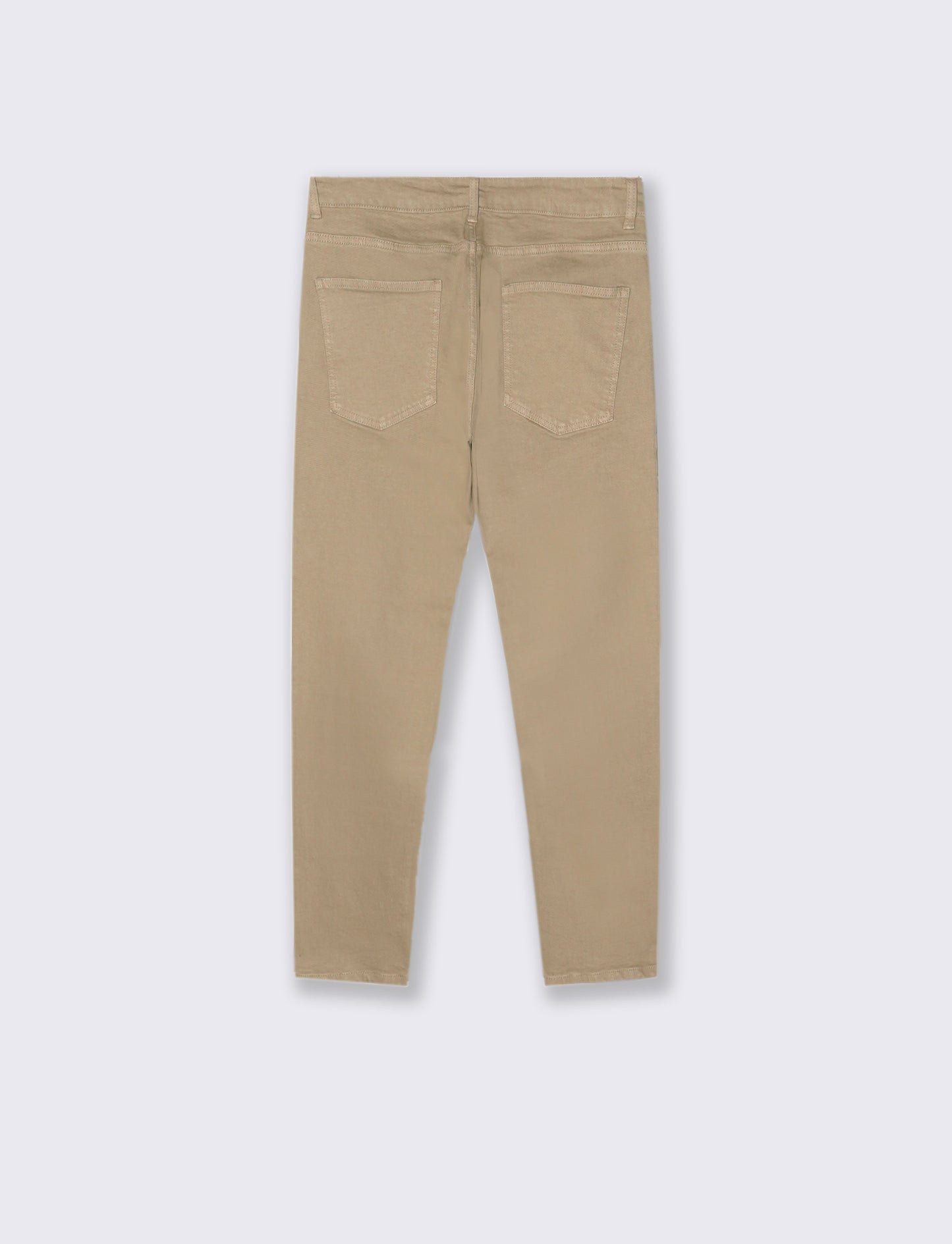 PANTALONI SLAVATI 5 TASCHE SLIM FIT - Beige