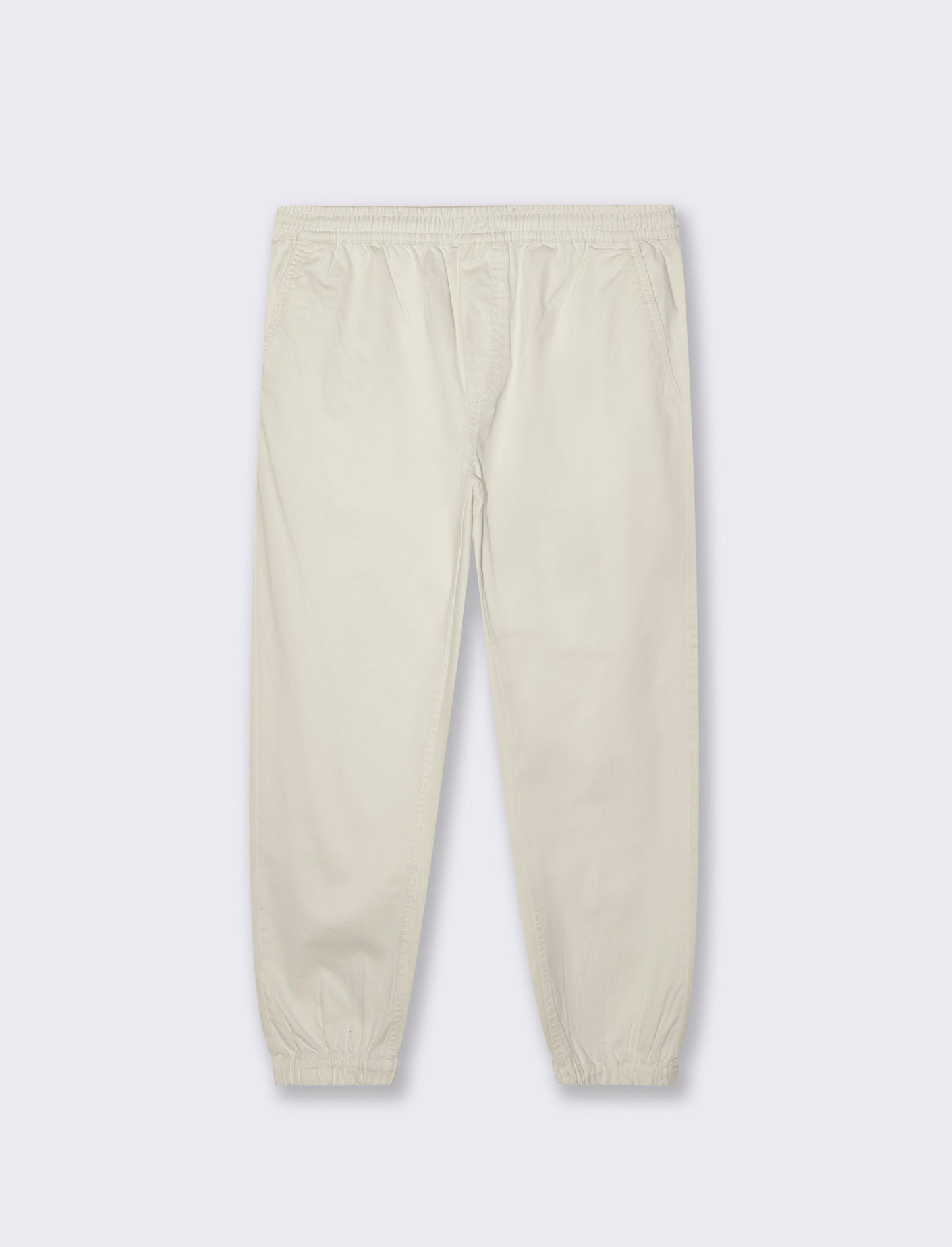 PANTALONI CON VITA JOGGER - Bianco sporco