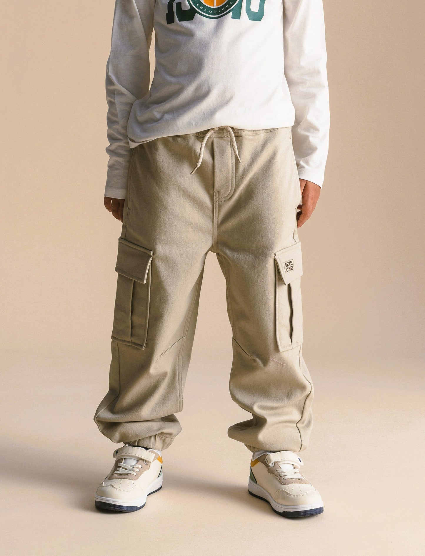 Pantaloni cargo - Beige