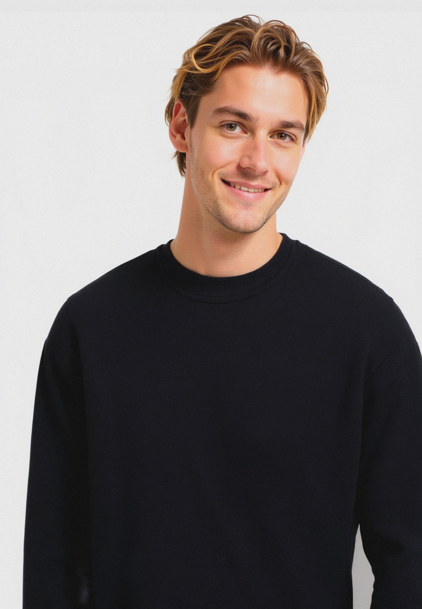 MAGLIA SLIM FIT - Blu