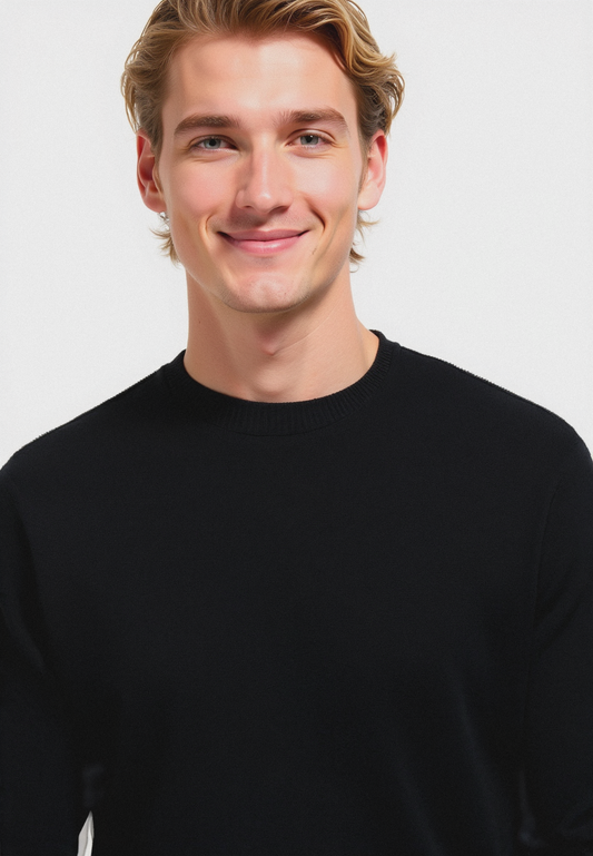 MAGLIA SLIM FIT - Nero