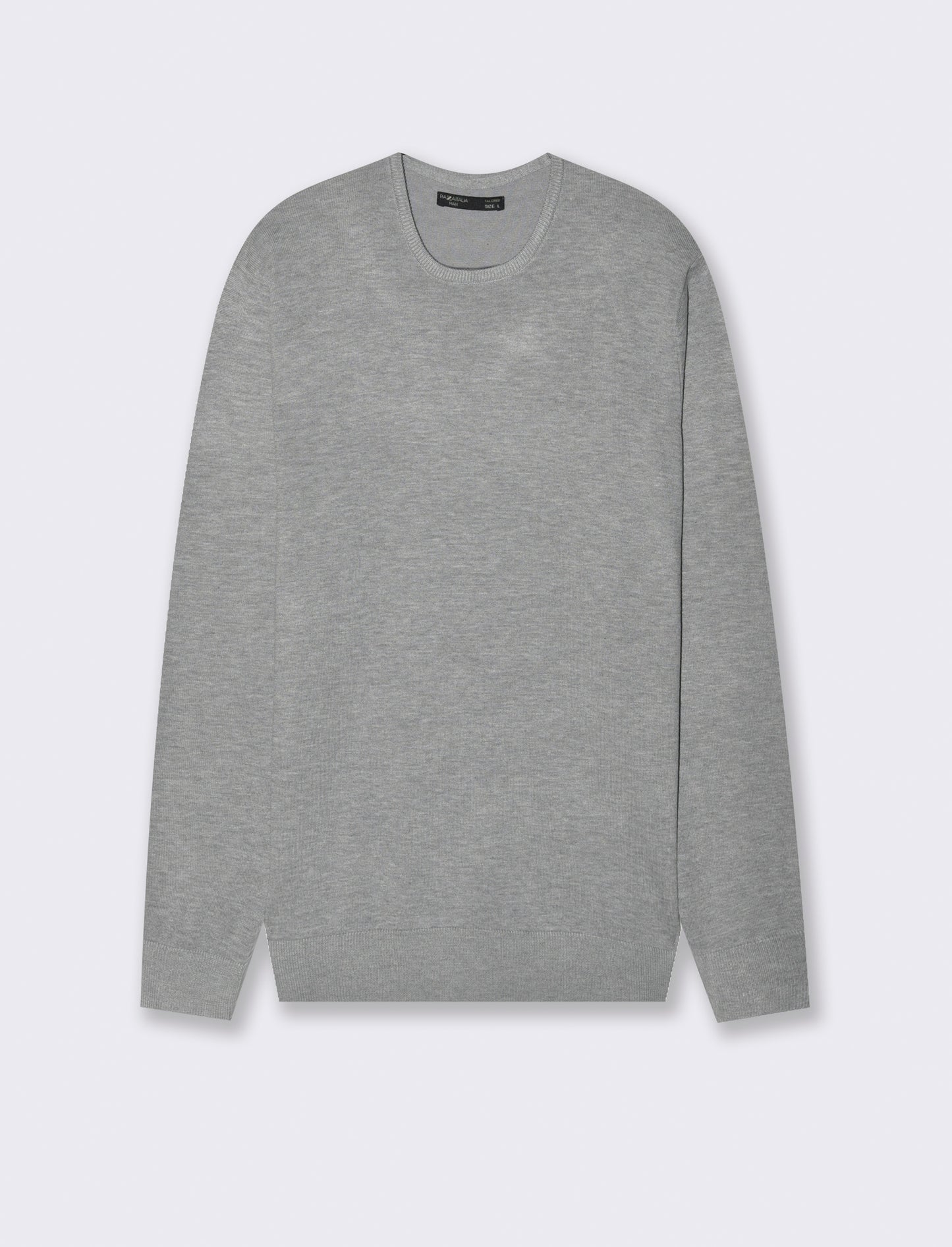 MAGLIA SLIM FIT - Grigio mel.