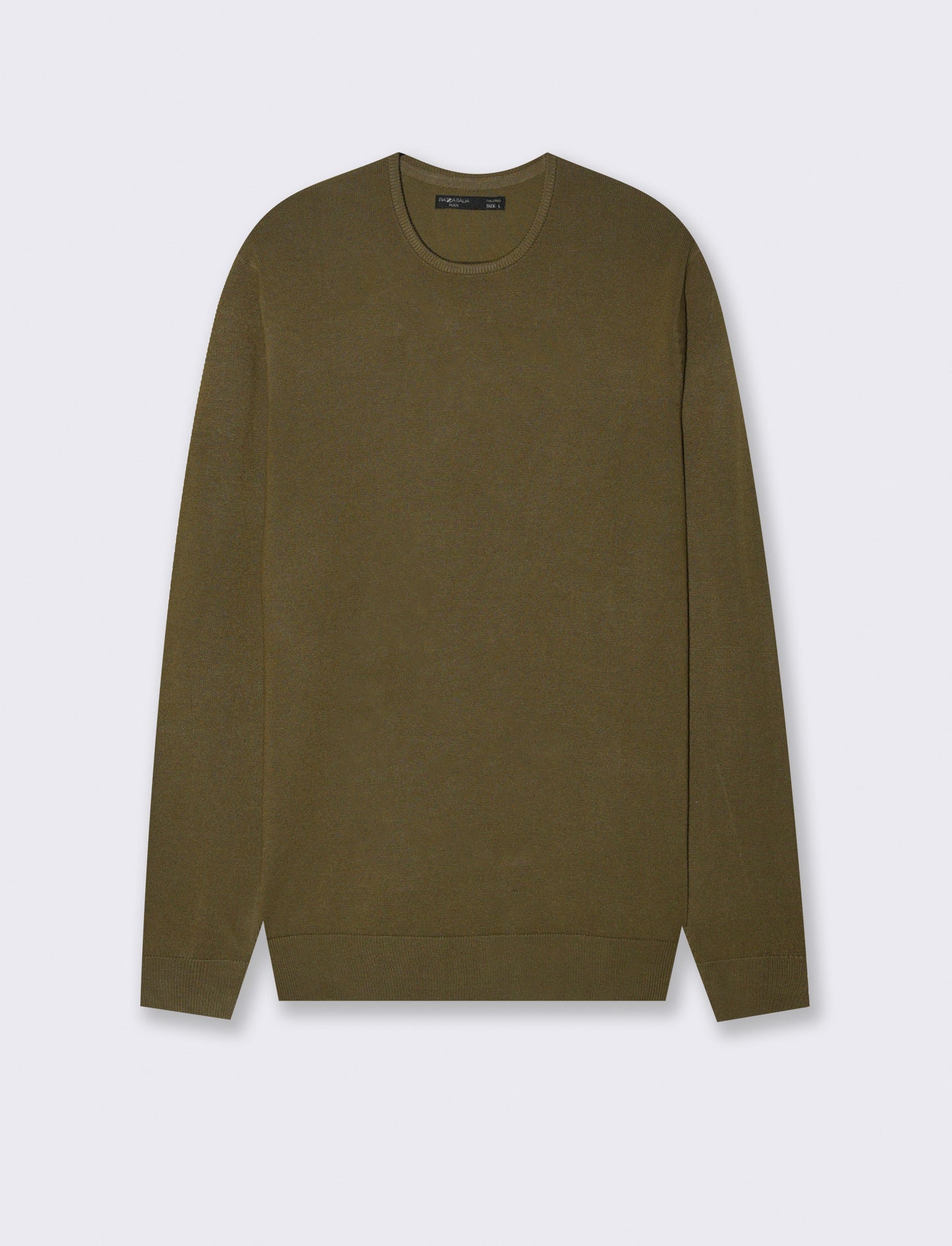 MAGLIA SLIM FIT - Verde oliva