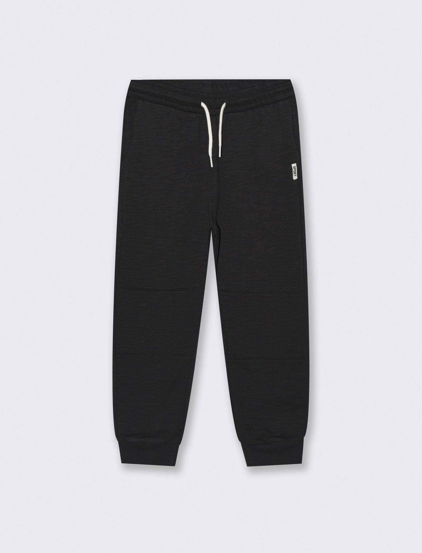 JOGGER COMFORT IN SLUB - Nero