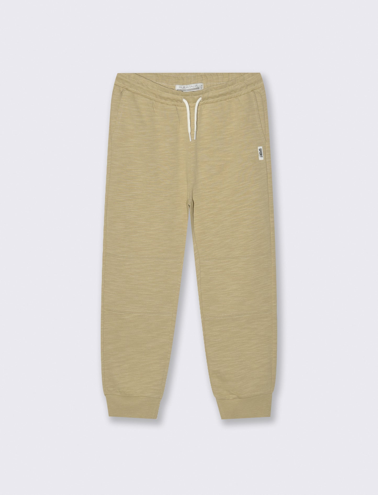 JOGGER COMFORT IN SLUB - Beige