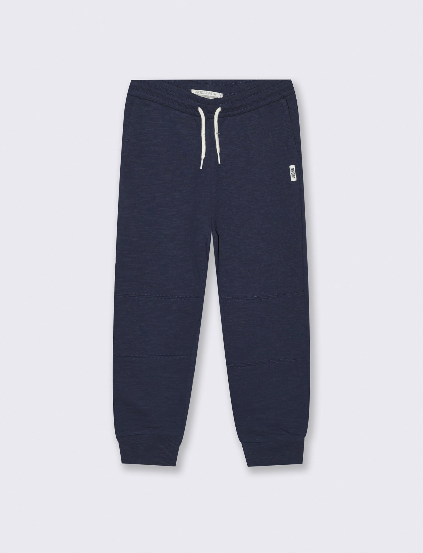 JOGGER COMFORT IN SLUB - Blu