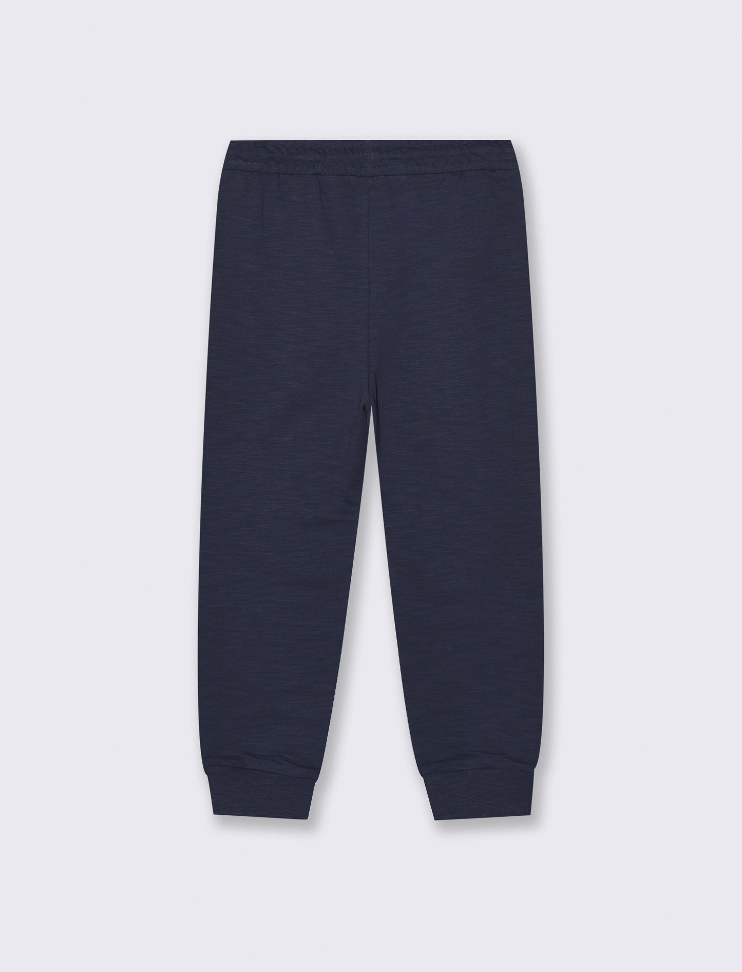 JOGGER COMFORT IN SLUB - Blu