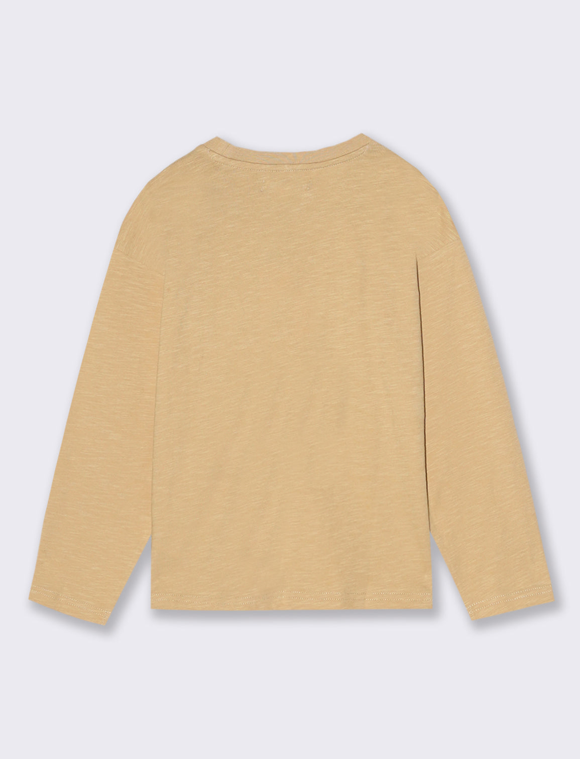 MAGLIA GIROCOLLO CON STAMPA - Beige