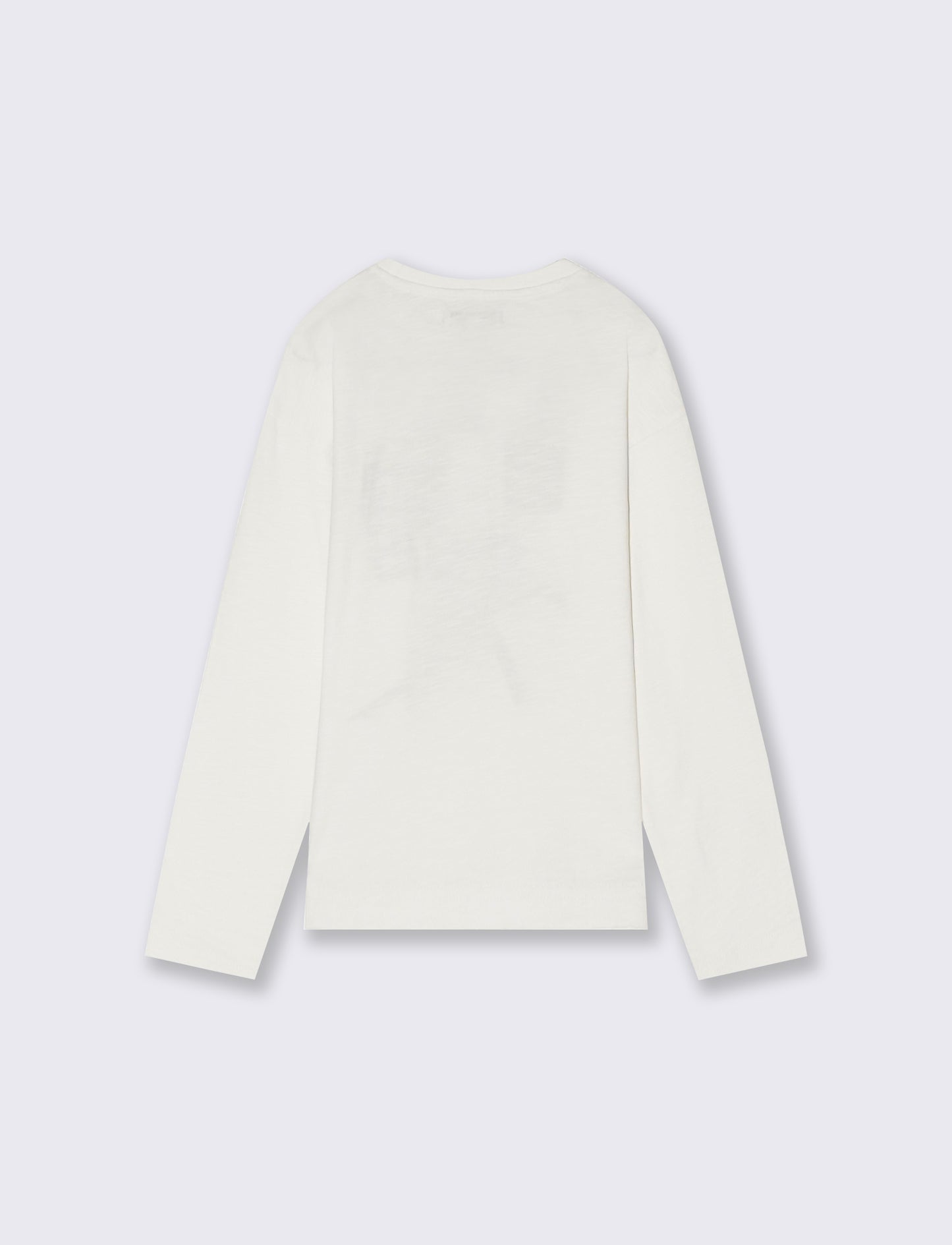 T-shirt maniche lunghe - Bianco latte