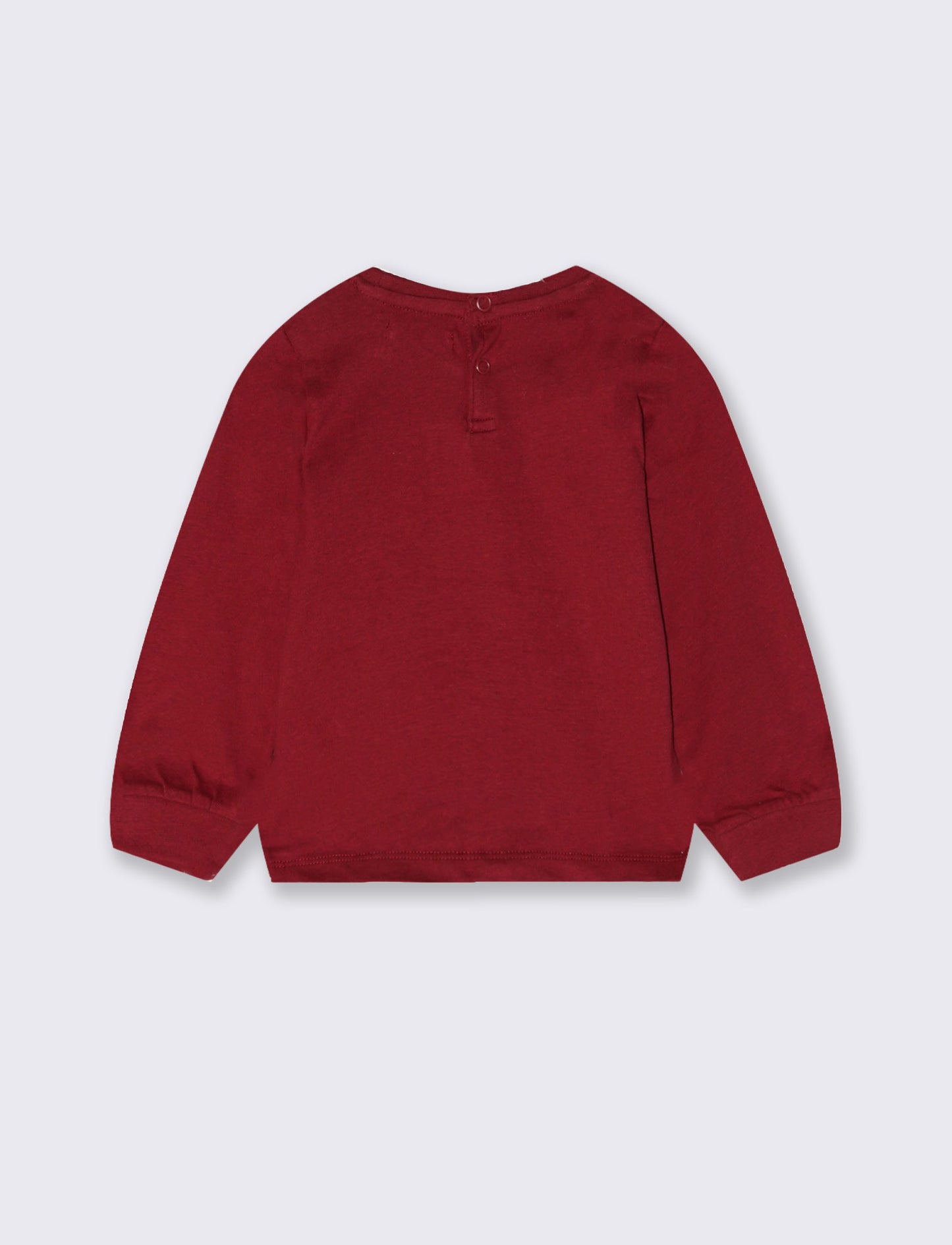 Tshirt manica lunga con dinosauro mylar - Bordeaux