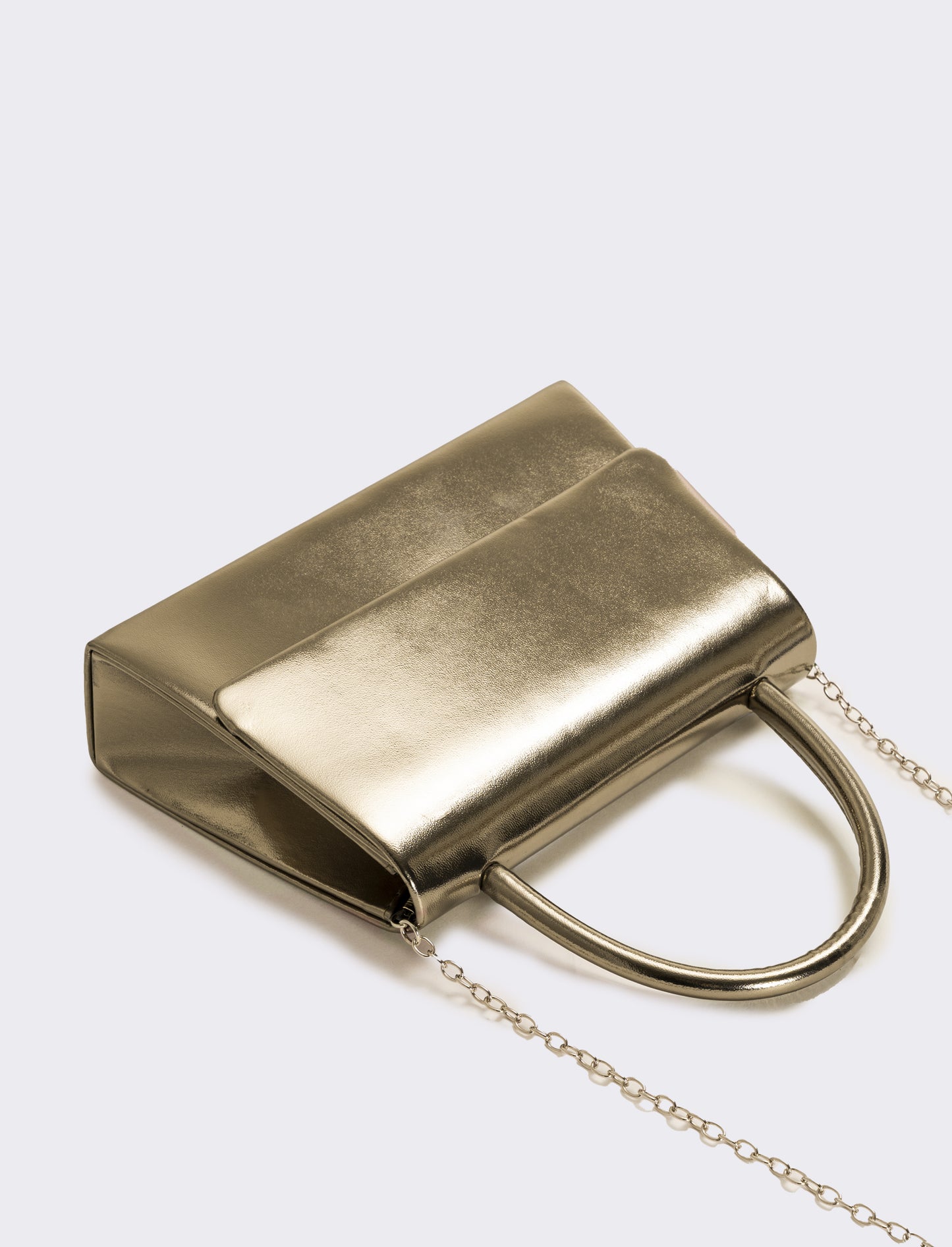 Borsa donna con manico rigido party - Oro
