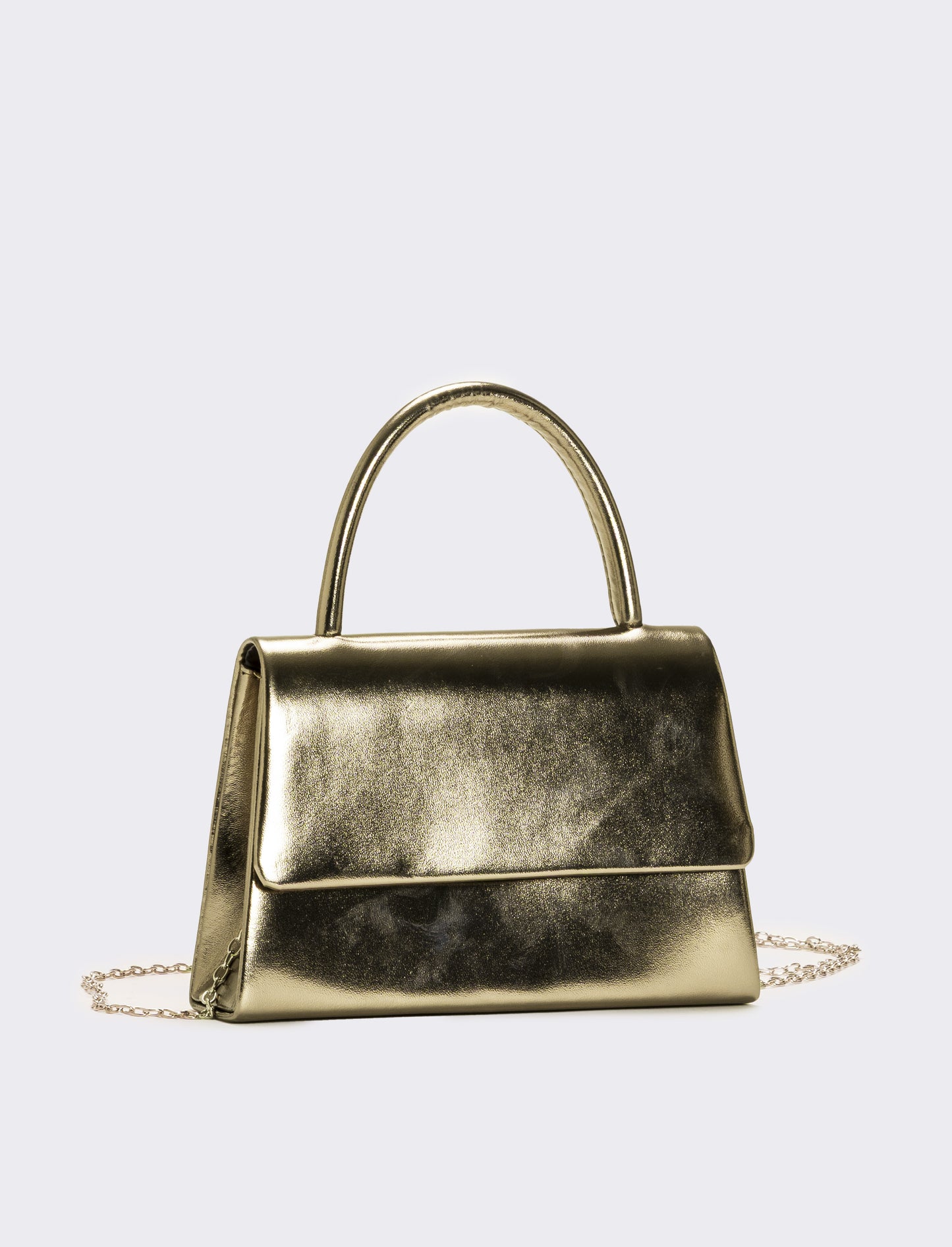 Borsa donna con manico rigido party - Oro