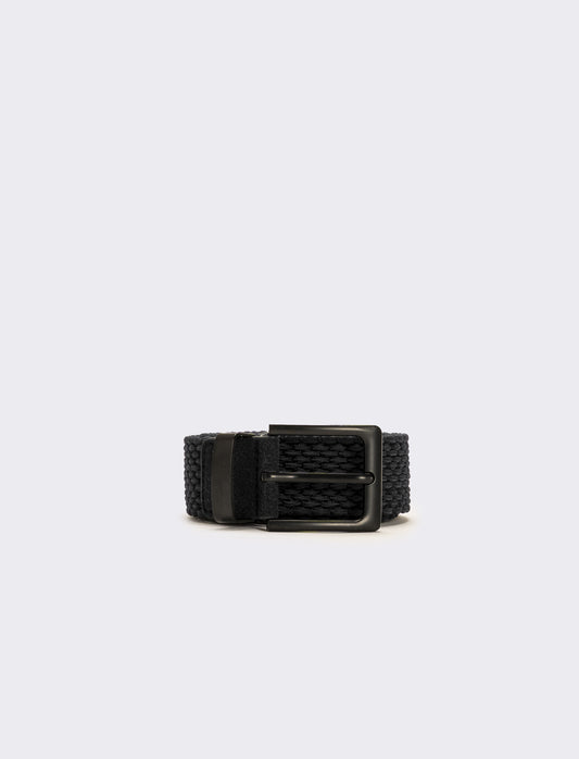 Cintura uomo elastica 3,5  cm - Nero
