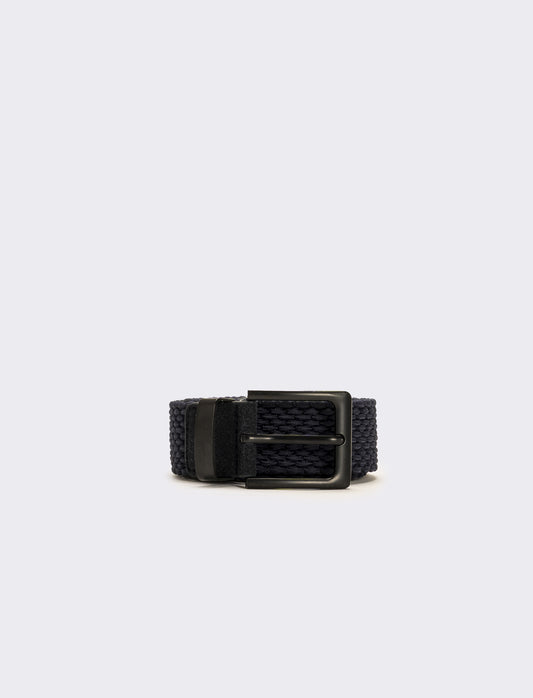 Cintura uomo elastica 3,5  cm - Blu