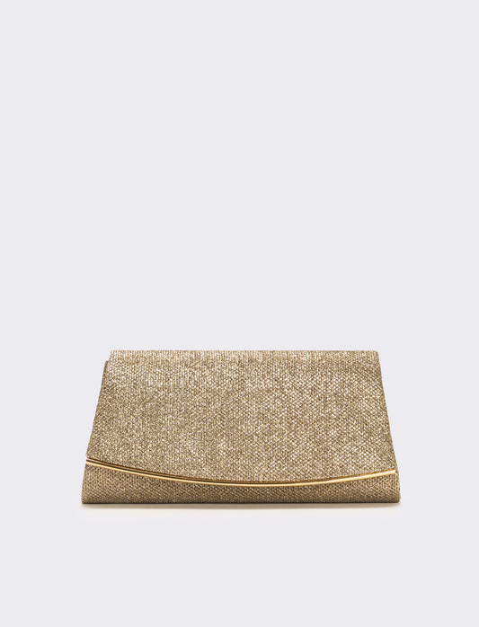 Borsa donna pochette party - Oro