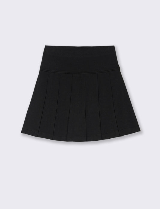 Gonna a pieghe - Nero