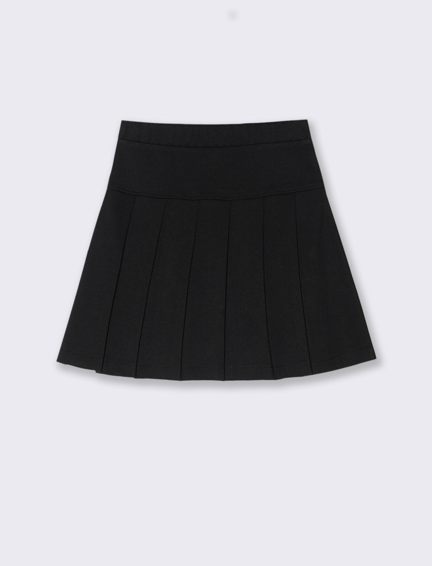 Gonna a pieghe - Nero