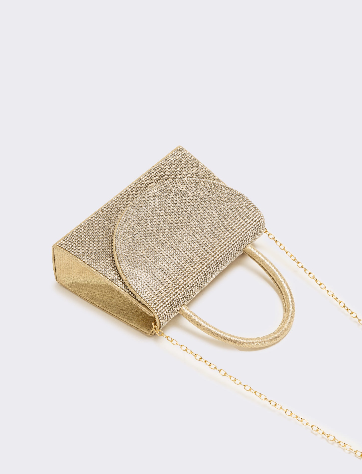 Borsa party donna con strass - Oro