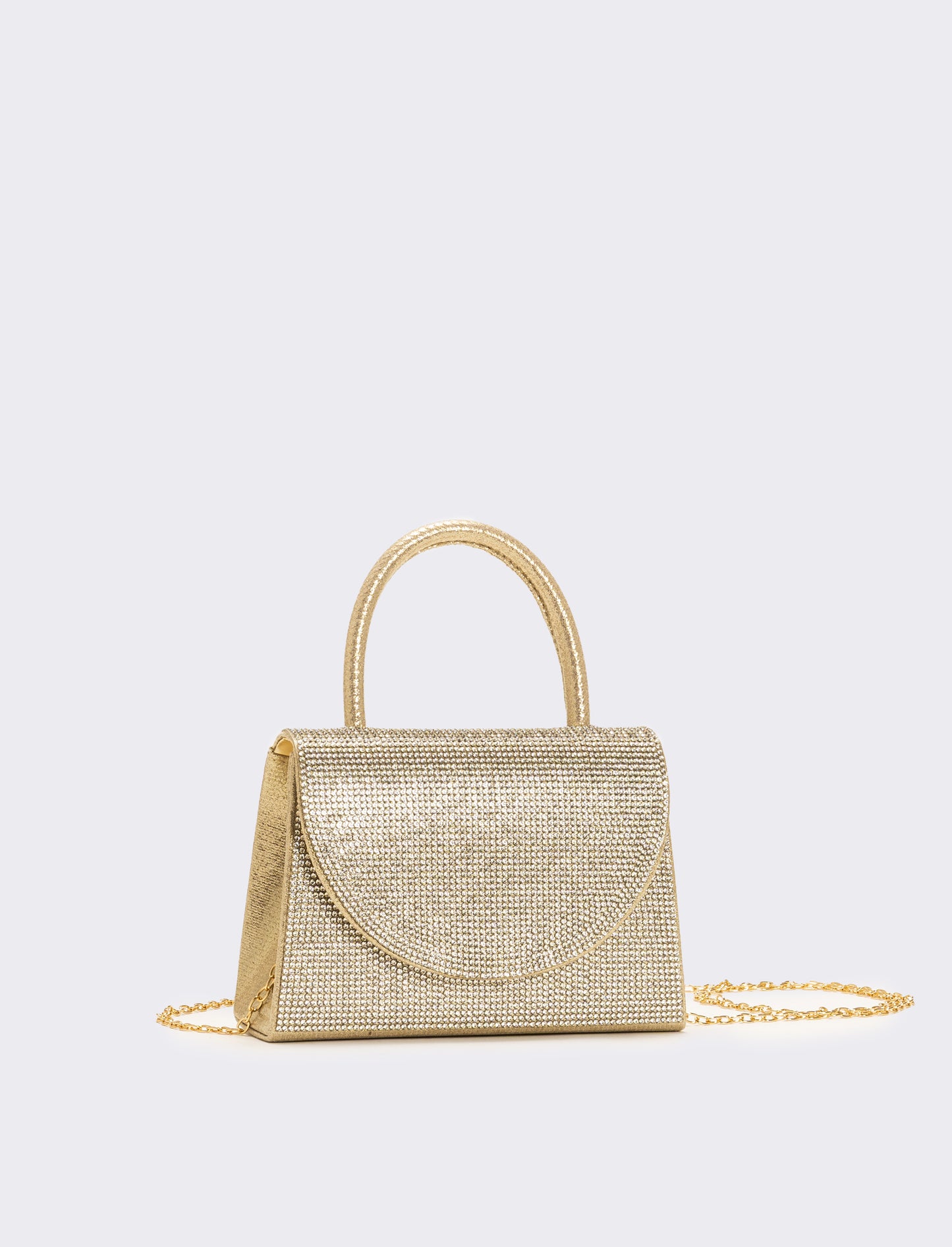 Borsa party donna con strass - Oro