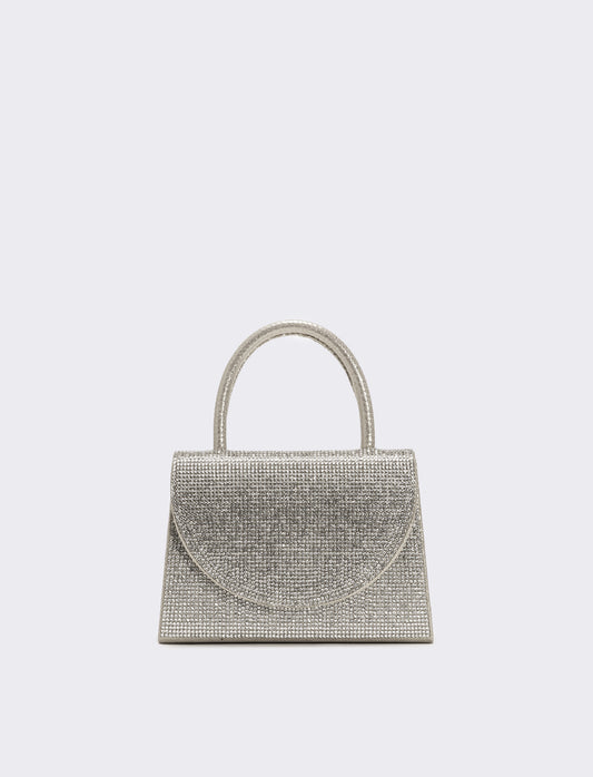 Borsa party donna con strass - Argento