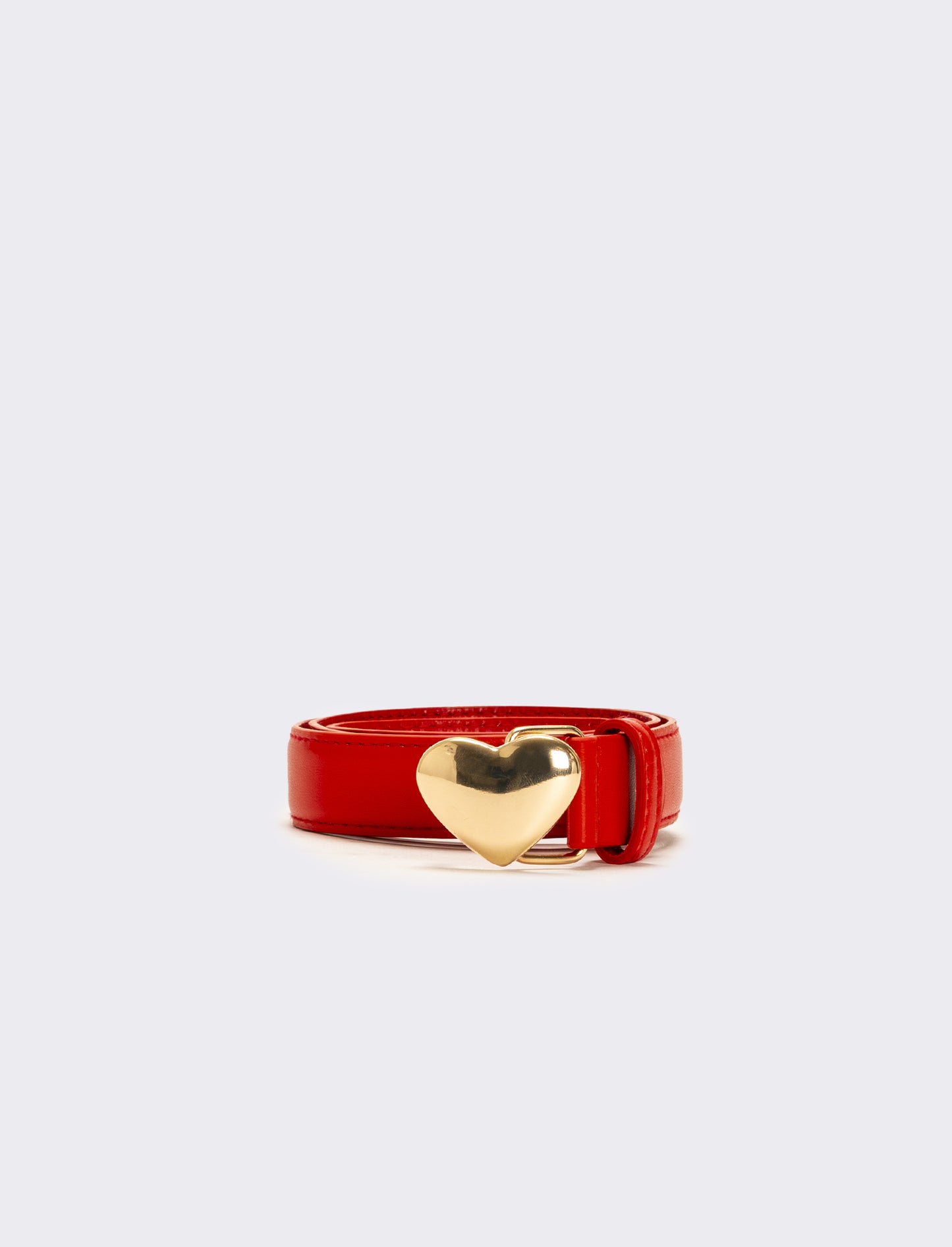 Cintura bambina fibbia cuore - Rosso