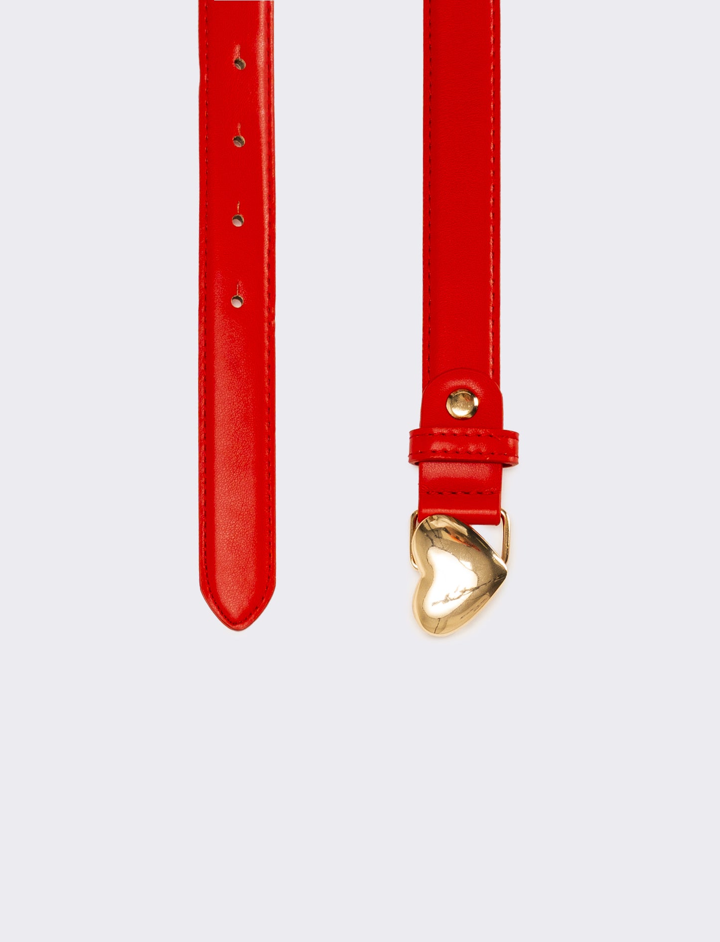 Cintura bambina fibbia cuore - Rosso