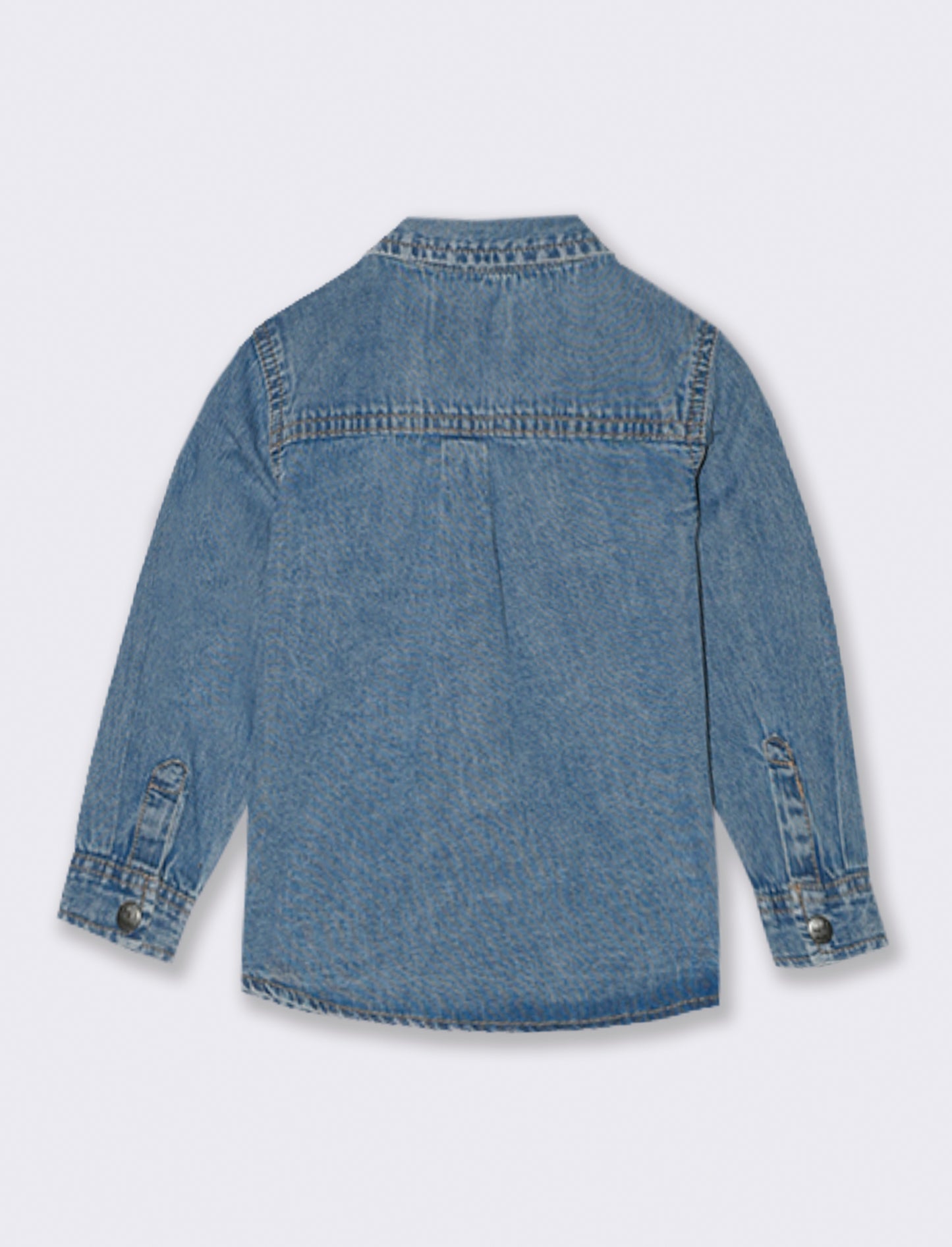 Camicia in denim con rotture - Denim