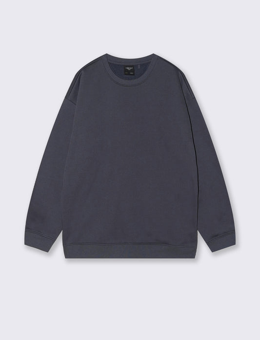 FELPA BASIC GIROCOLLO RELAXED FIT - Avion