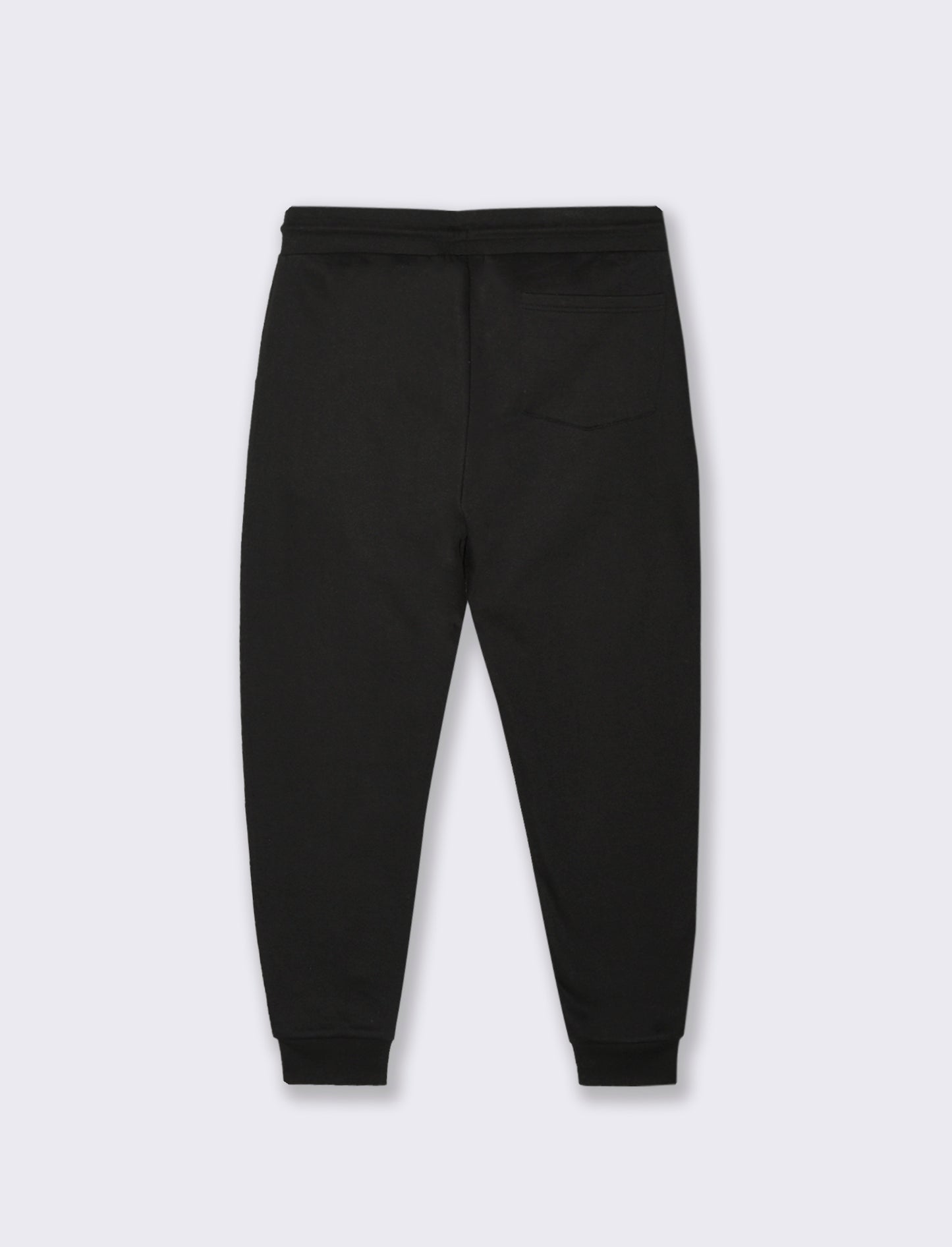 PANTALONI JOGGER BASIC IN FELPA - Nero