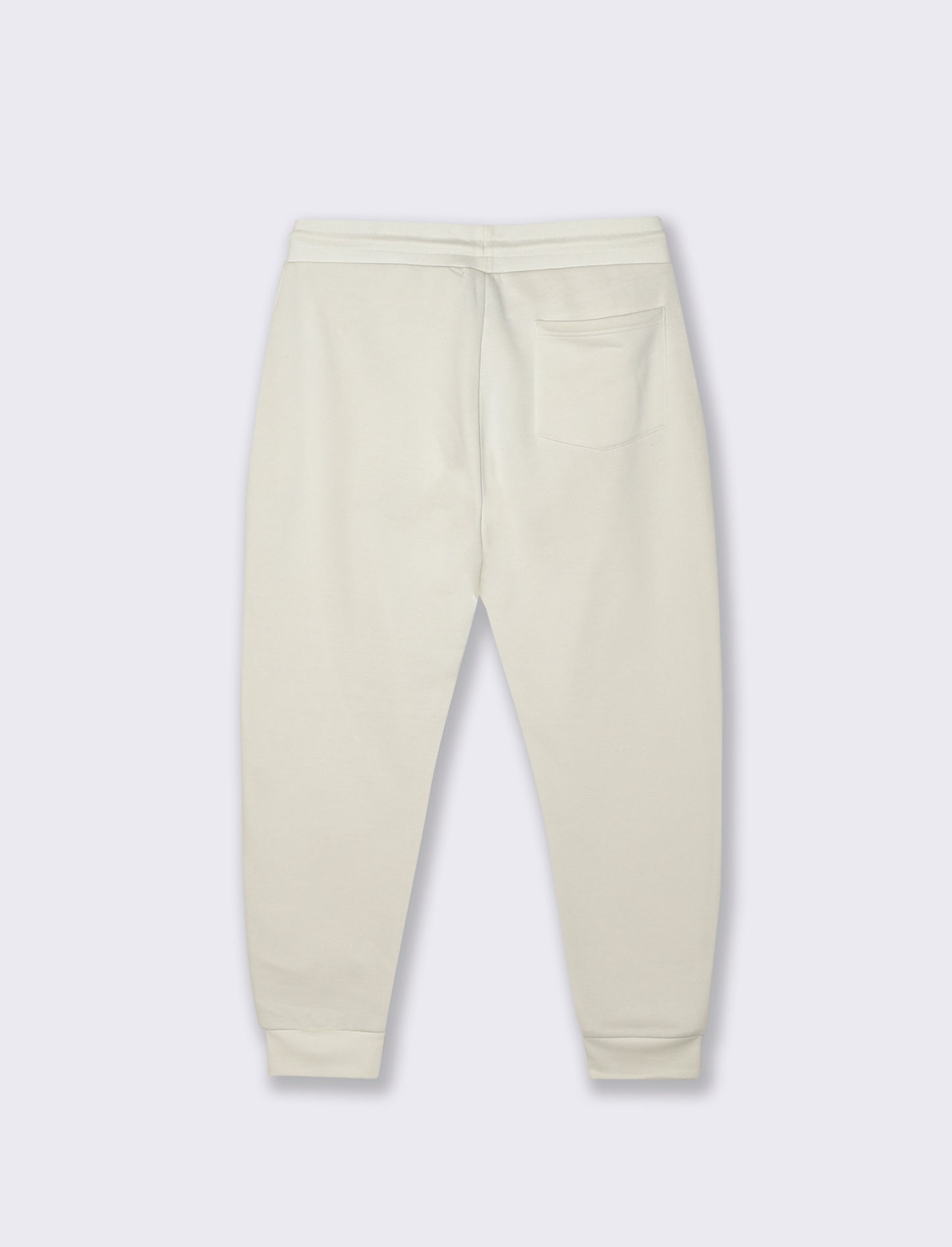 PANTALONI JOGGER BASIC IN FELPA - Bianco