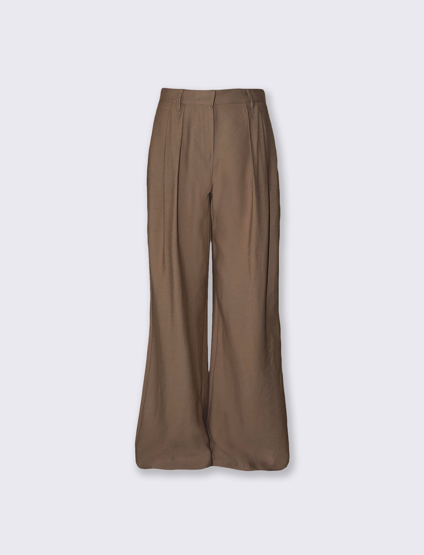 Pantaloni palazzo - Grigio fango
