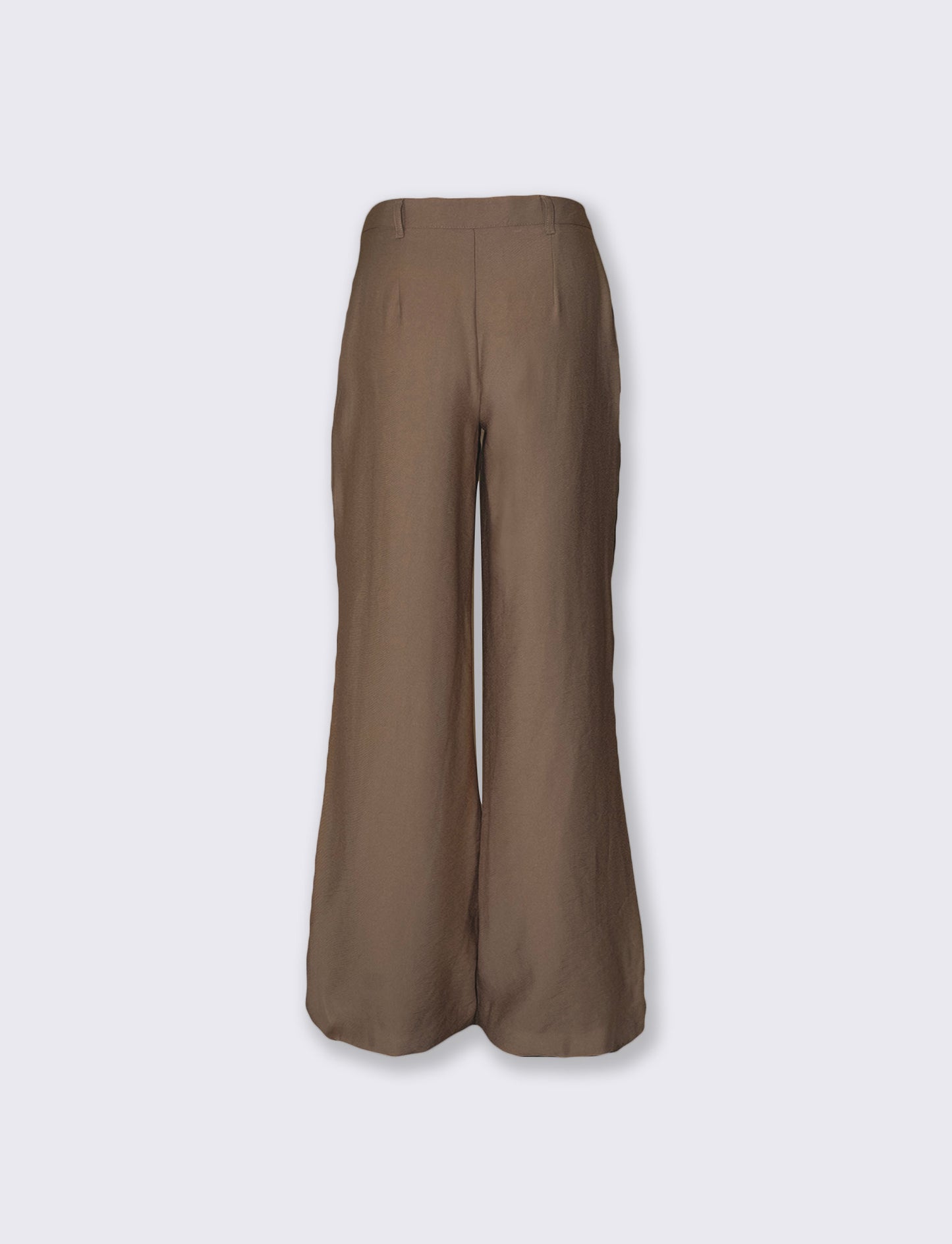 Pantaloni palazzo - Grigio fango