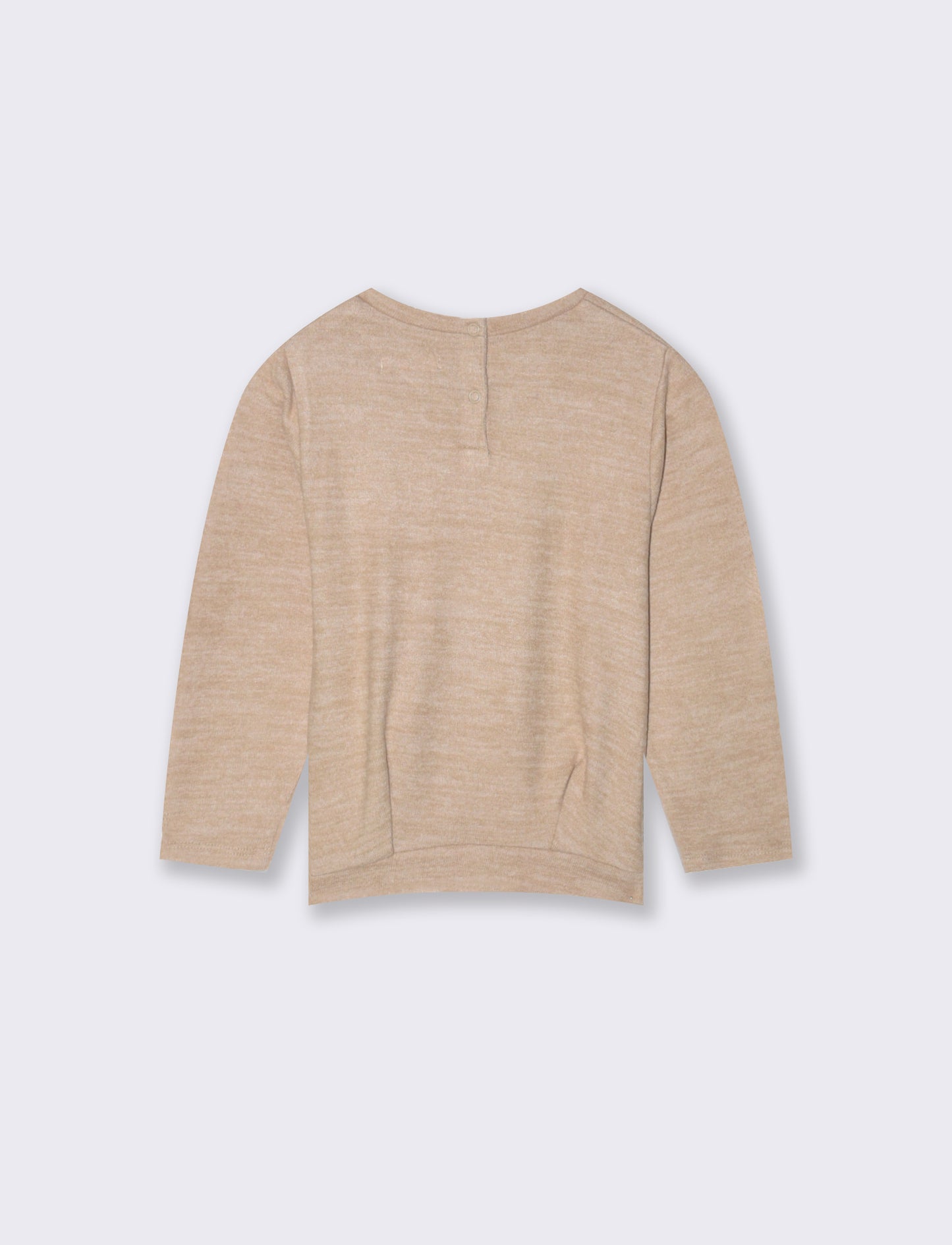 Maglia con paillettes - Beige