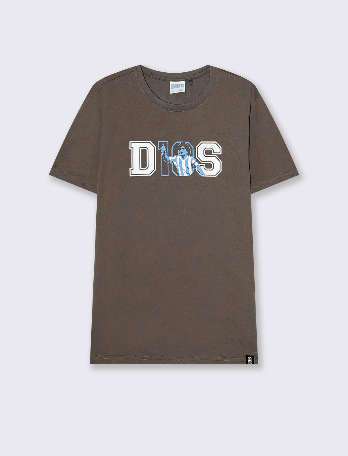Premium Jersey T-Shirt D10S Front Print - Grey