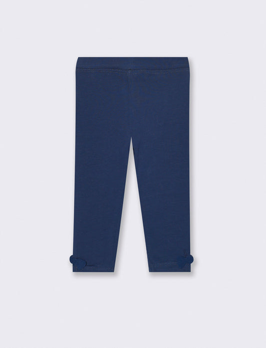 LEGGINS IN COTONE. - Blu