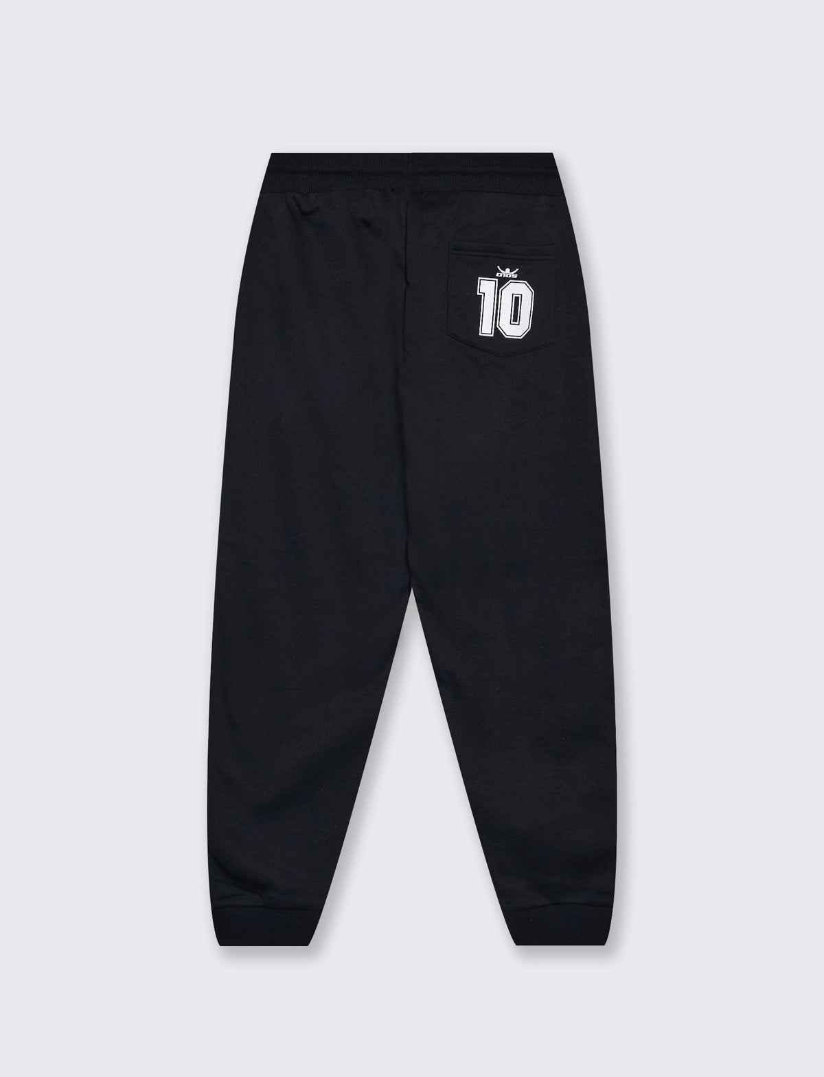 Pantaloni Jogger Basic Uomo D10S Felpa - Nero