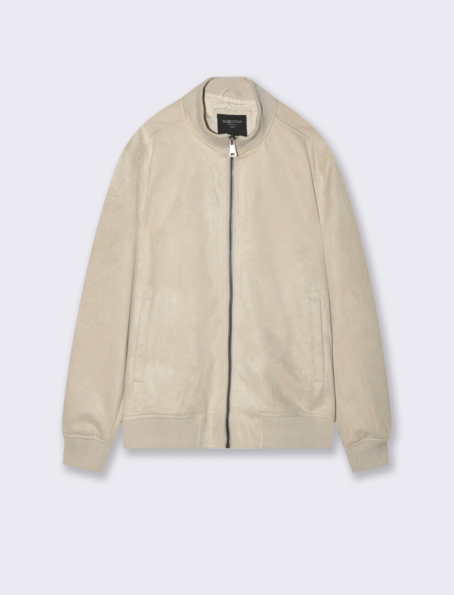 GIUBBOTTO EFFETTO SCAMOSCIATO - Beige ecru