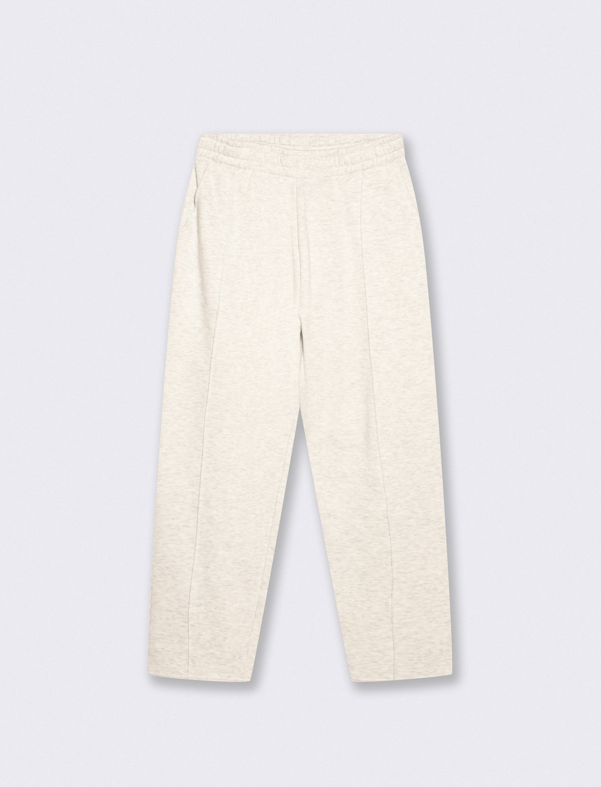 Pantaloni Jogger Baggy Straight Fit - Grigio chiaro mel.