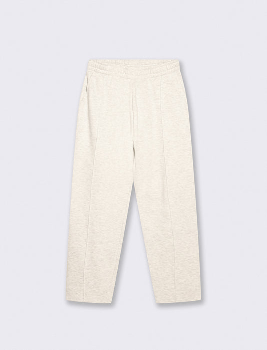 Pantaloni Jogger Baggy Straight Fit - Grigio chiaro mel.