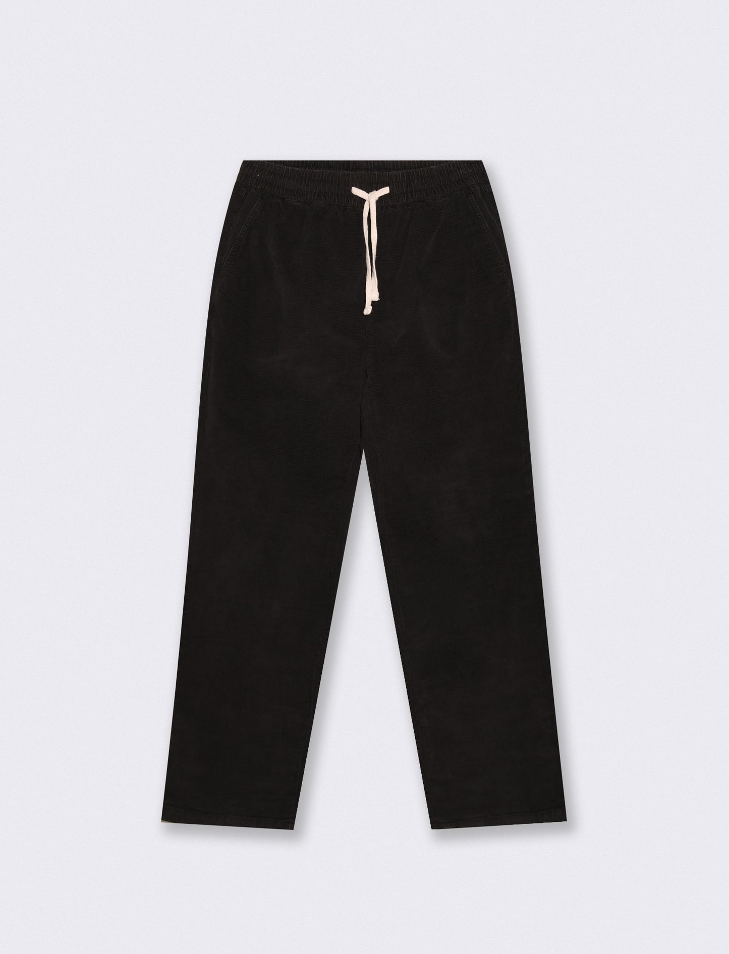 Pantaloni Jogger Velluto Waffle Baggy - Nero