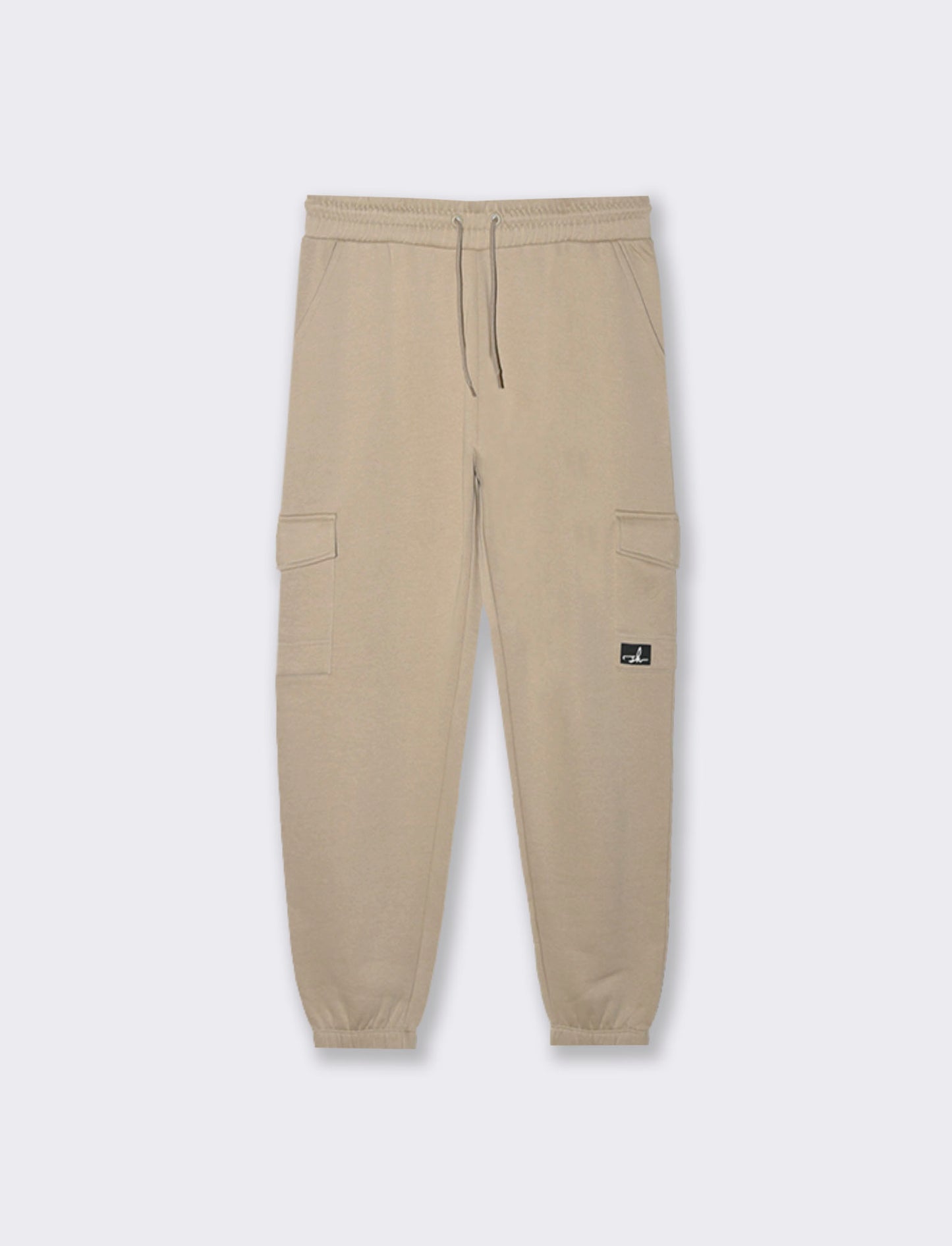 PANTALONI IN FELPA CON TASCONI - Beige