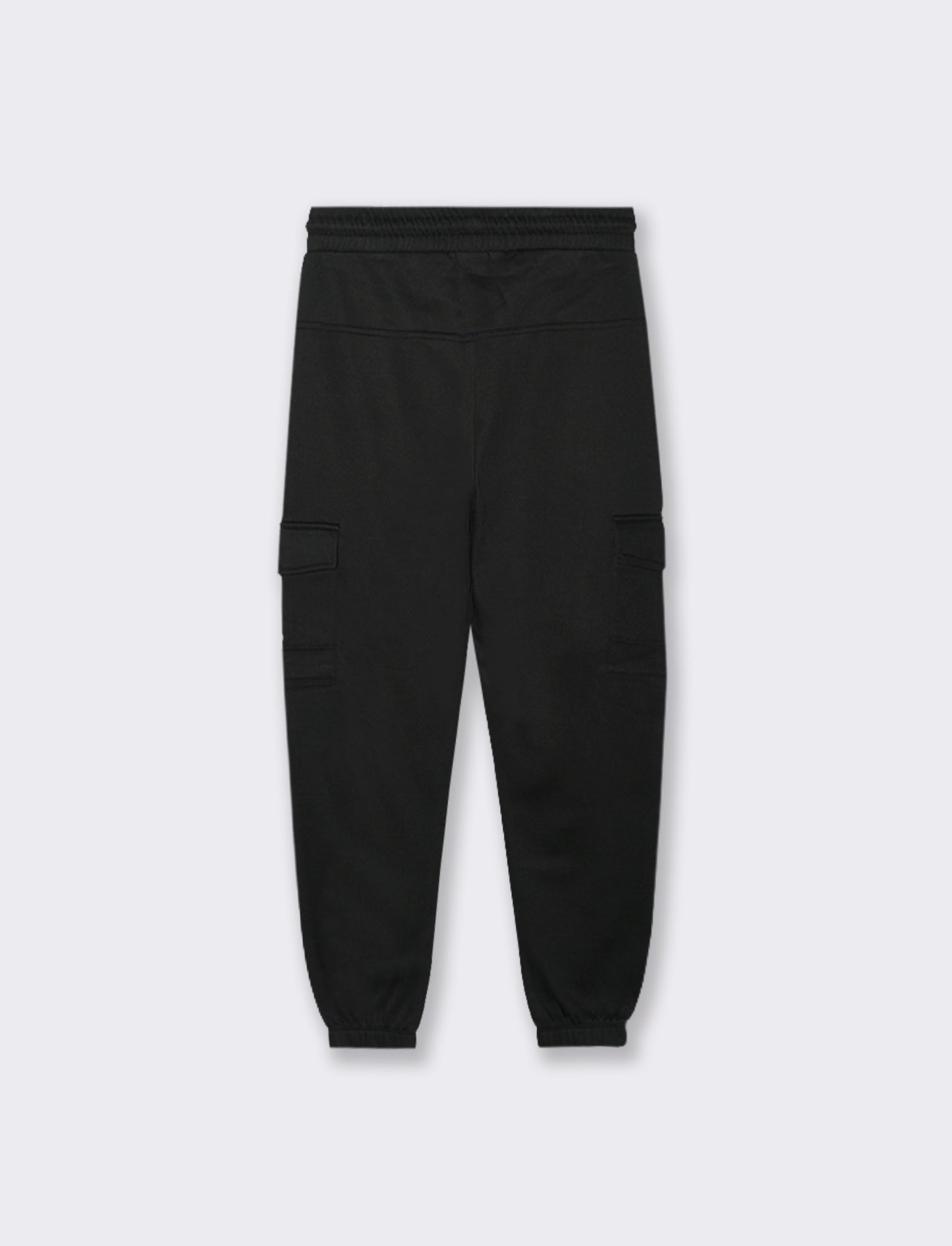 PANTALONI IN FELPA CON TASCONI - Nero