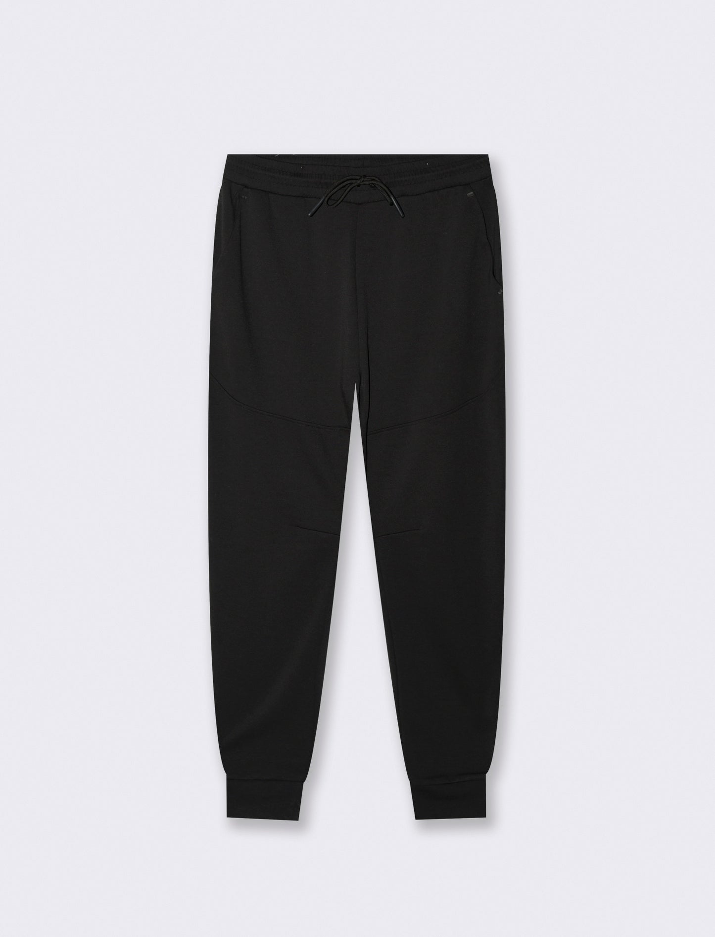 PANTALONI SPORTIVI IN INTERLOCK: - Nero