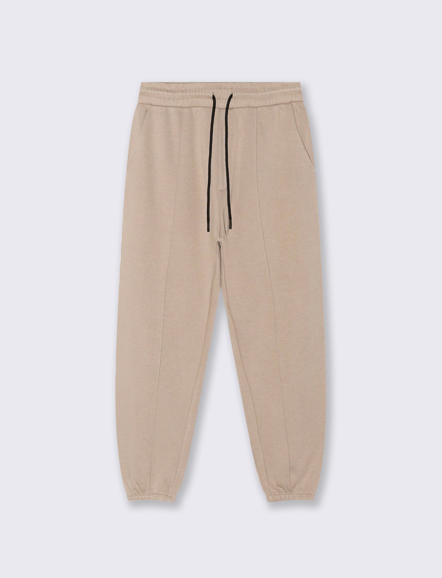 PANTALONI BAGGY JOGGER IN FELPA - Beige
