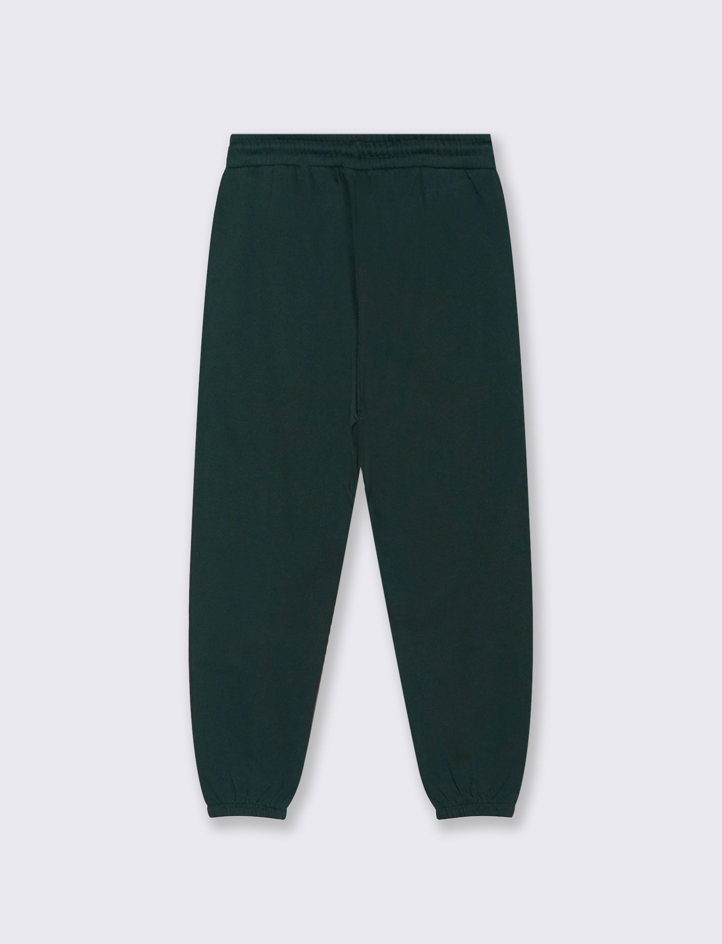 PANTALONI BAGGY JOGGER IN FELPA - Verde scuro