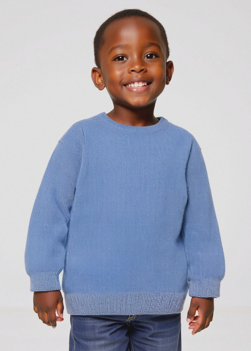MAGLIA  IN LUREX - Azzurro