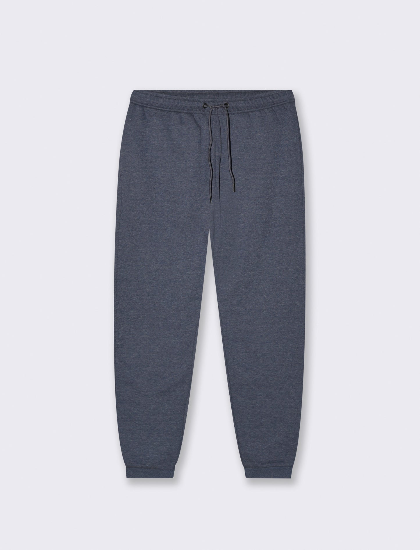 PANTALONI IN FELPA MELANGE - Blu