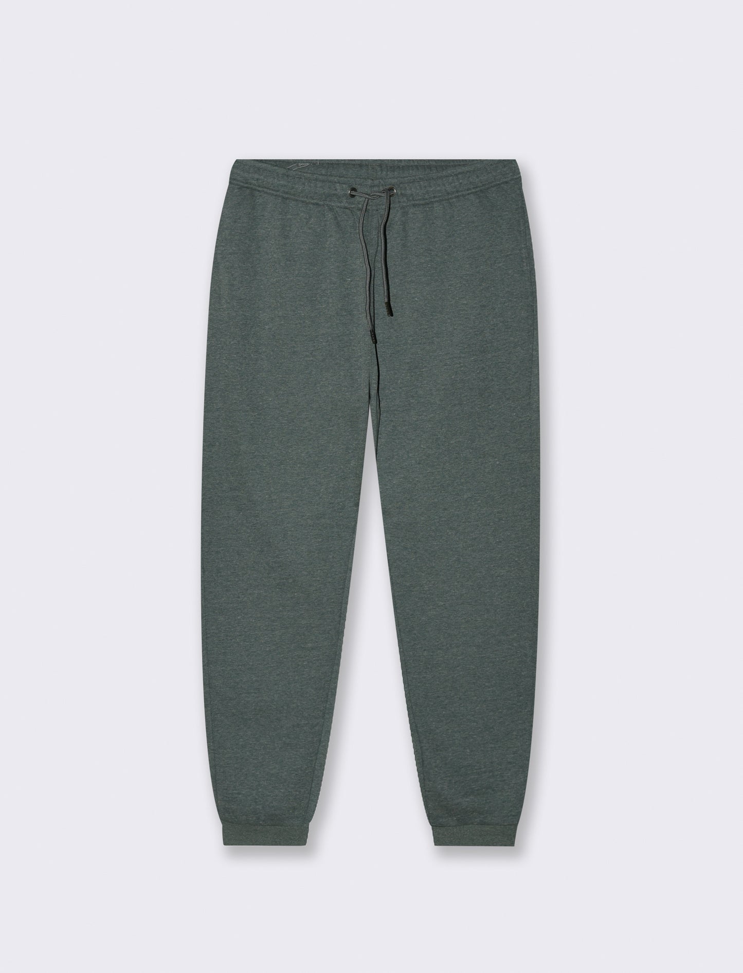 PANTALONI IN FELPA MELANGE - Verde
